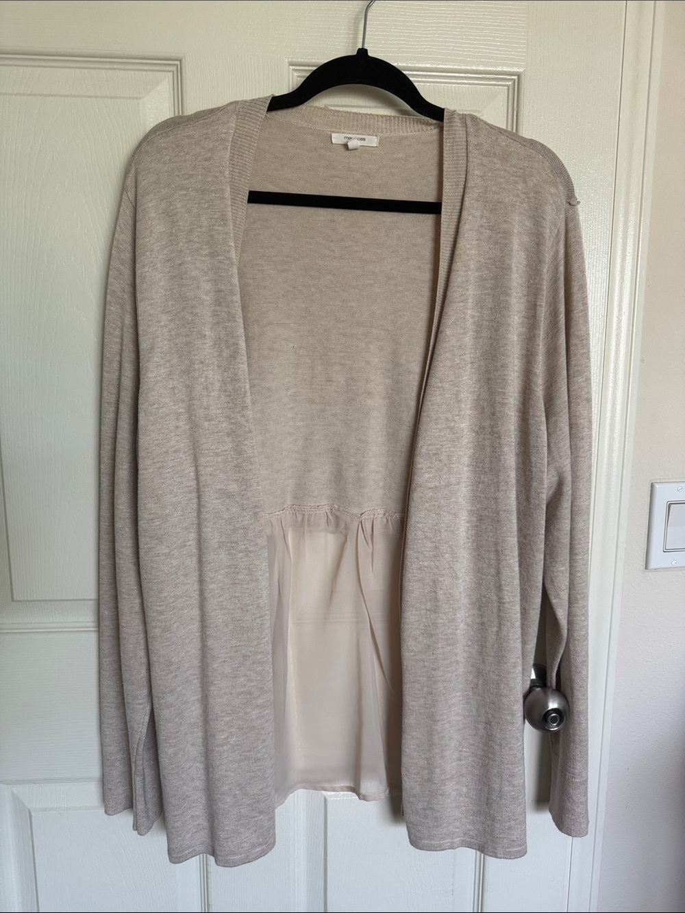 Light Beige Open Cardigan from Maurice’s. Size 2X.
